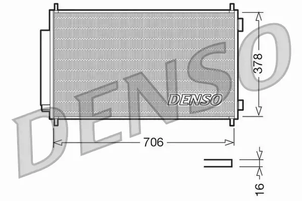 DENSO CHŁODNICA KLIMATYZACJI DCN40002 