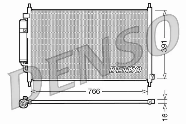 DENSO CHŁODNICA KLIMATYZACJI DCN40005 