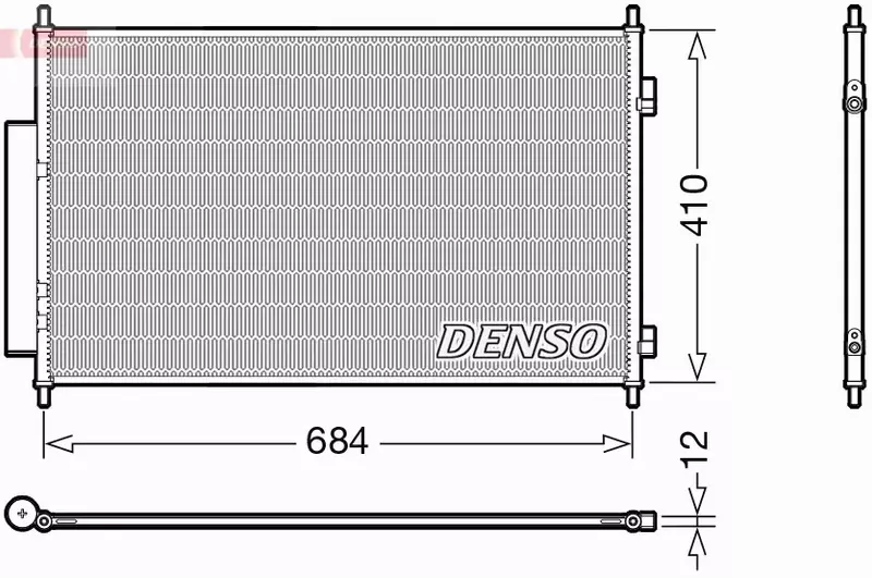 DENSO CHŁODNICA KLIMATYZACJI DCN40027 