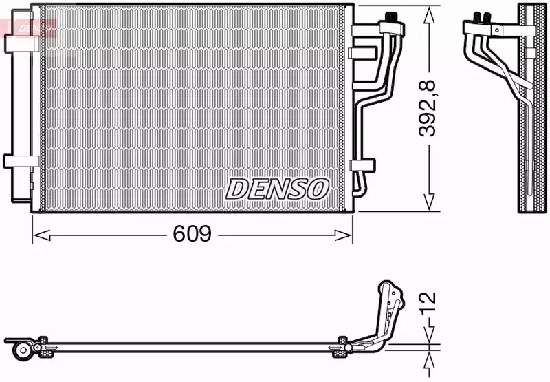 DENSO CHŁODNICA KLIMATYZACJI DCN41013 