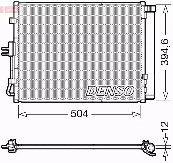 DENSO CHŁODNICA KLIMATYZACJI DCN43005 