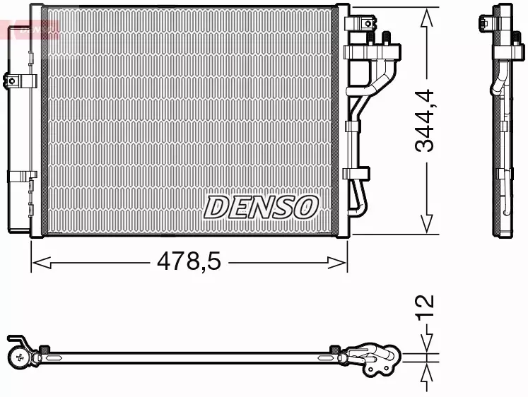 DENSO CHŁODNICA KLIMATYZACJI DCN43006 