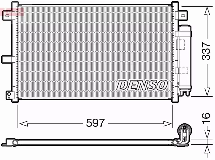 DENSO CHŁODNICA KLIMATYZACJI DCN44001 