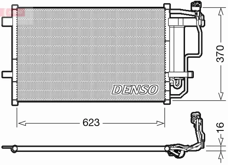 DENSO CHŁODNICA KLIMATYZACJI DCN44007 