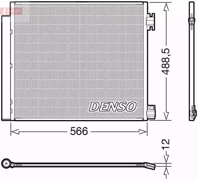 DENSO CHŁODNICA KLIMATYZACJI DCN46026 