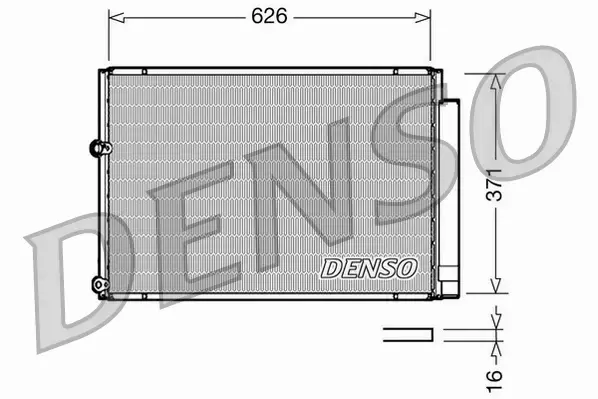 DENSO CHŁODNICA KLIMATYZACJI DCN50018 