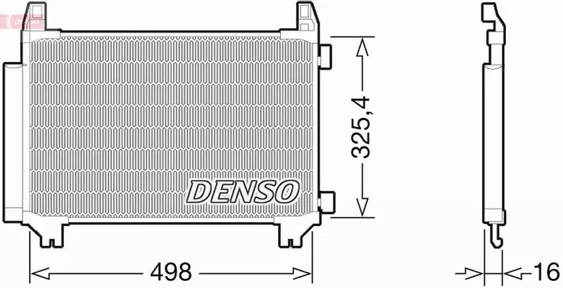 DENSO CHŁODNICA KLIMATYZACJI TOYOTA YARIS P13 