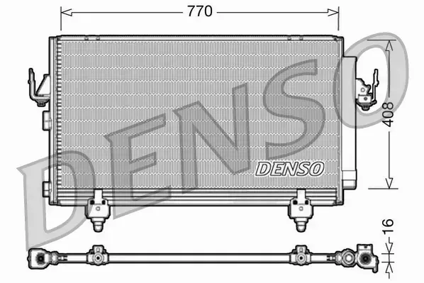 DENSO CHŁODNICA KLIMATYZACJI DCN50031 