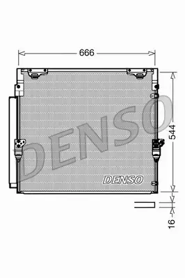 DENSO CHŁODNICA KLIMATYZACJI DCN50036 