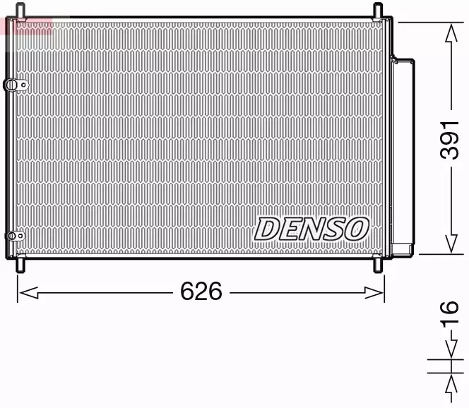 DENSO CHŁODNICA KLIMATYZACJI DCN50041 