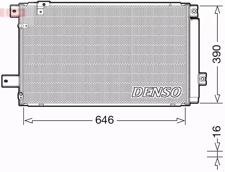 DENSO CHŁODNICA  DCN50049 