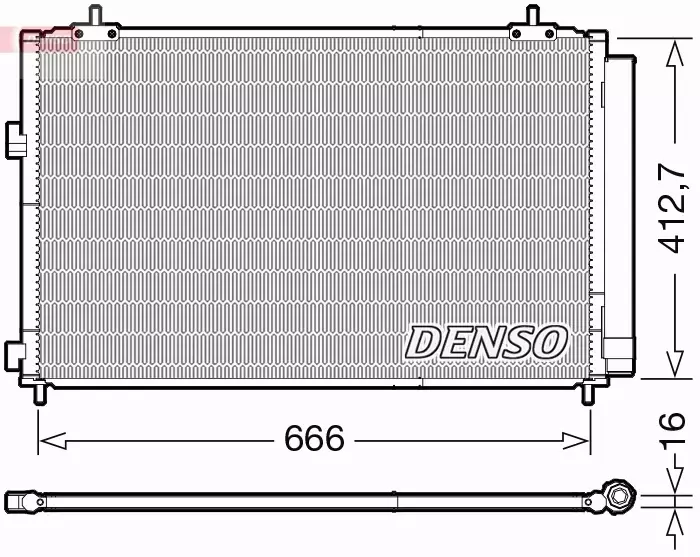 DENSO CHŁODNICA KLIMATYZACJI DCN50059 