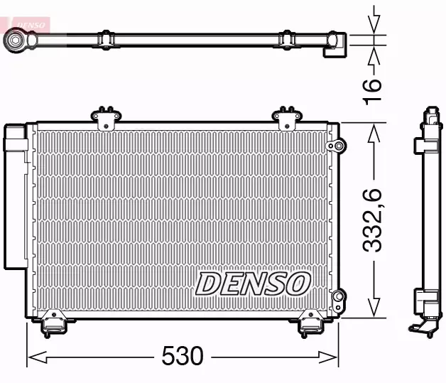 DENSO CHŁODNICA KLIMATYZACJI DCN50060 