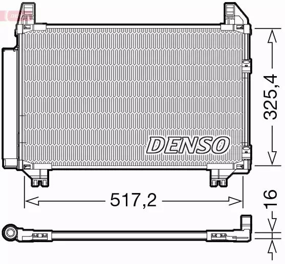 DENSO CHŁODNICA KLIMATYZACJI DCN50101 