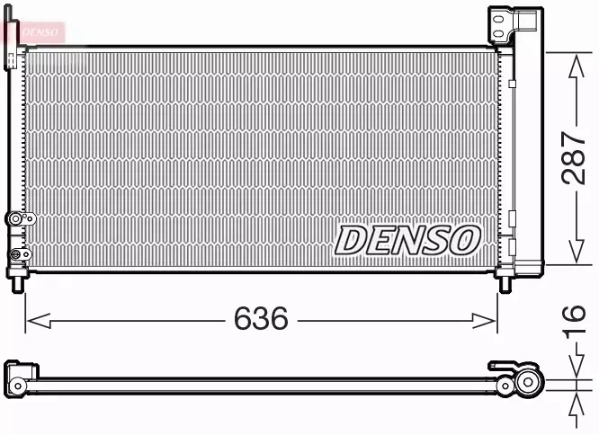 DENSO CHŁODNICA KLIMATYZACJI DCN50122 