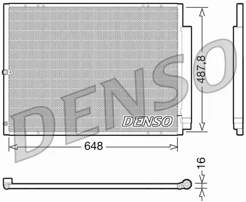 DENSO CHŁODNICA KLIMATYZACJI DCN51001 