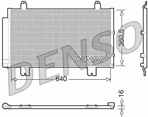 DENSO CHŁODNICA  DCN51005 