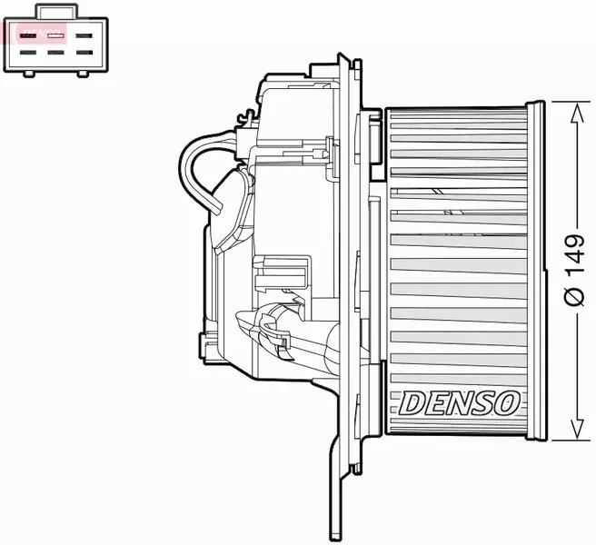 DENSO SILNIK DMUCHAWY DEA32005 