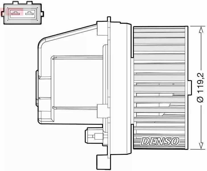 DENSO SILNIK DMUCHAWY DEA33003 