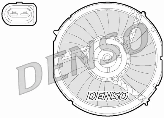 DENSO WENTYLATOR CHŁODNICY DER02003 