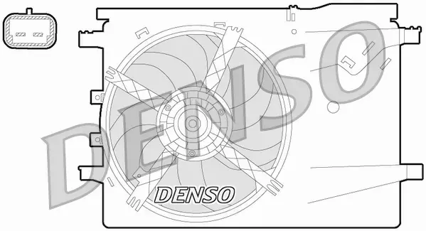 DENSO WENTYLATOR CHŁODNICY DER09058 