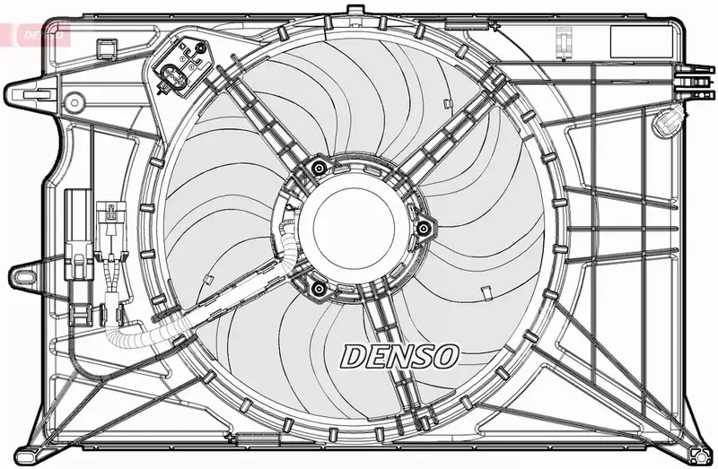 DENSO WENTYLATOR CHŁODNICY DER09074 