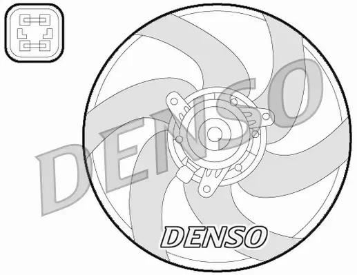 DENSO WENTYLATOR CHŁODNICY DER21022 