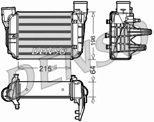 DENSO CHŁODNICA INTERCOOLER DIT02002 