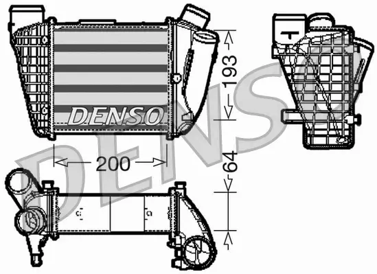 DENSO CHŁODNICA INTERCOOLER DIT02004 