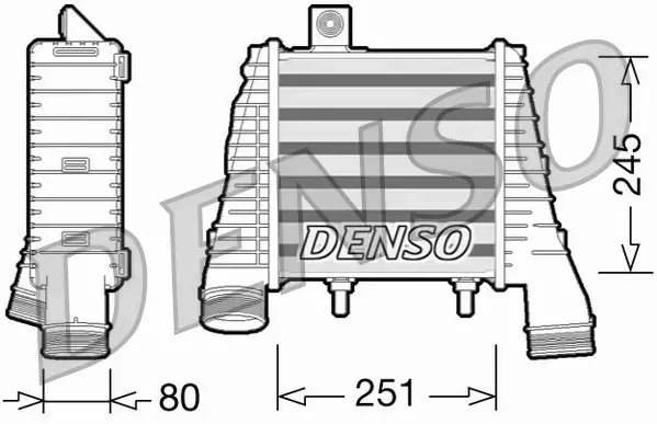 DENSO CHŁODNICA INTERCOOLER DIT02008 