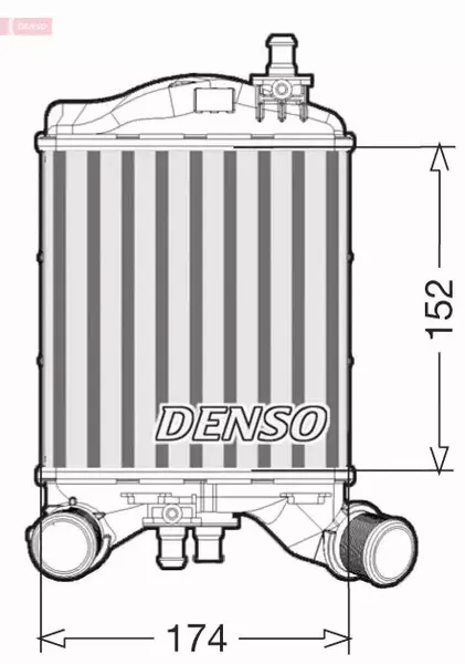 DENSO INTERCOOLER DIT09111 