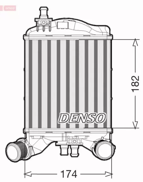 DENSO INTERCOOLER DIT09112 