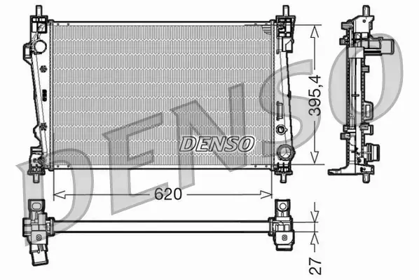 DENSO CHŁODNICA  DRM01006 