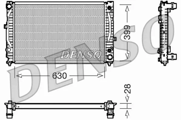 DENSO CHŁODNICA  DRM02031 