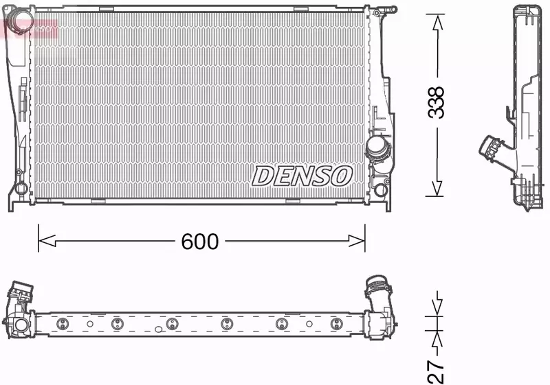 DENSO CHŁODNICA WODY DRM05003 