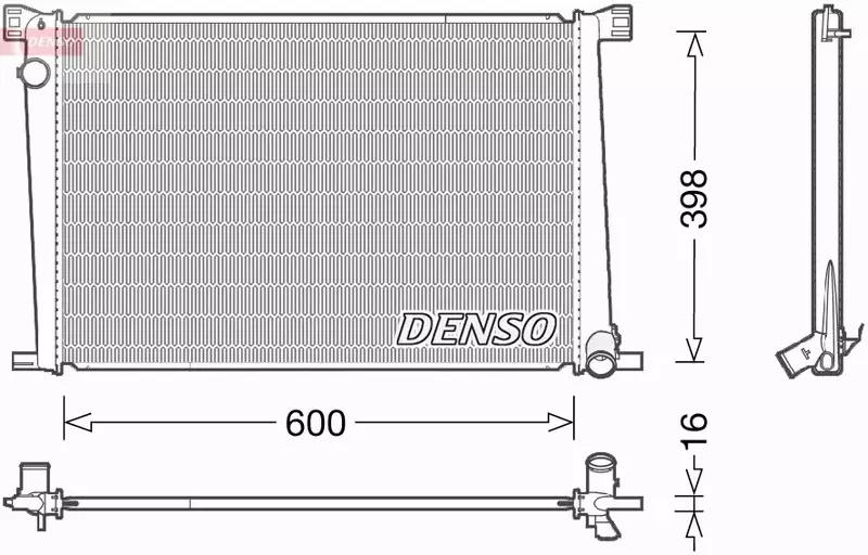 DENSO CHŁODNICA SILNIKA DRM05007 