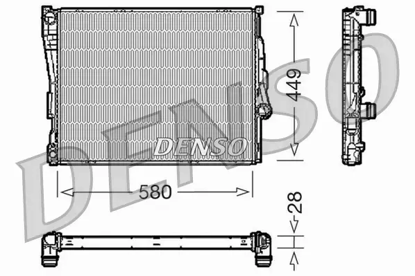 DENSO CHŁODNICA SILNIKA DRM05069 