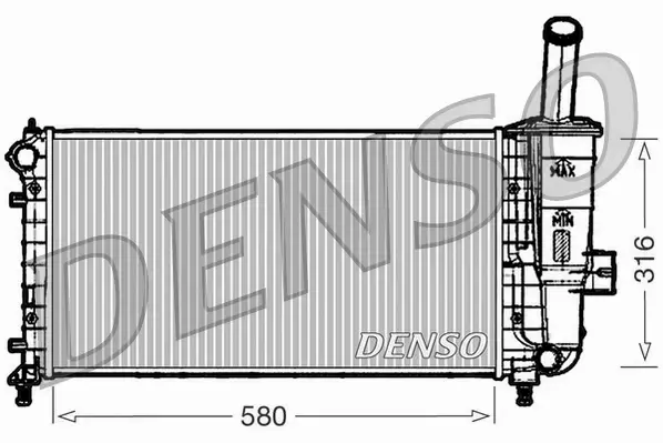 DENSO CHŁODNICA SILNIKA DRM09102 