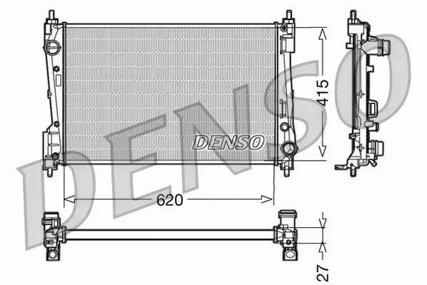 DENSO CHŁODNICA WODY DRM09110 