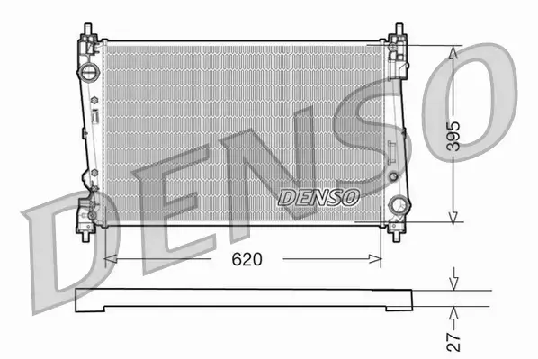 DENSO CHŁODNICA WODY DRM09112 