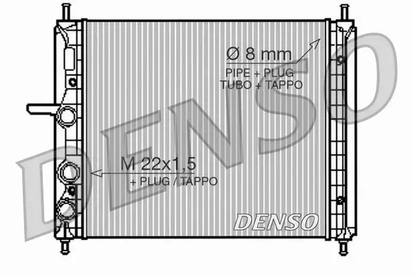 DENSO CHŁODNICA  DRM09150 