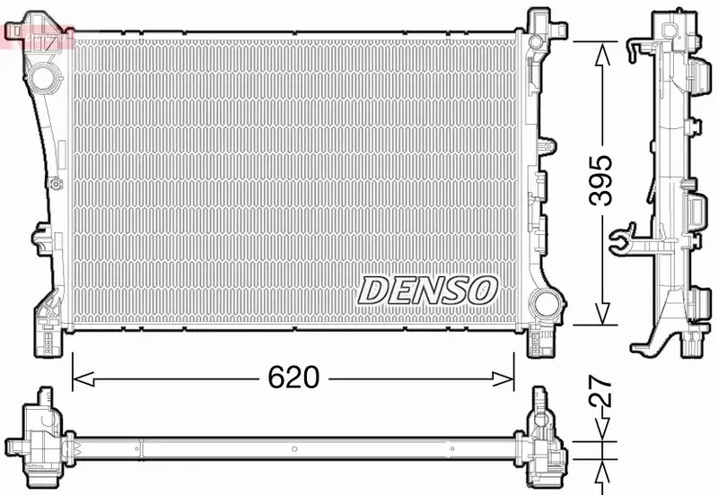 DENSO CHŁODNICA WODY DRM09167 