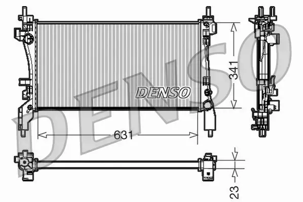 DENSO CHŁODNICA  DRM09172 