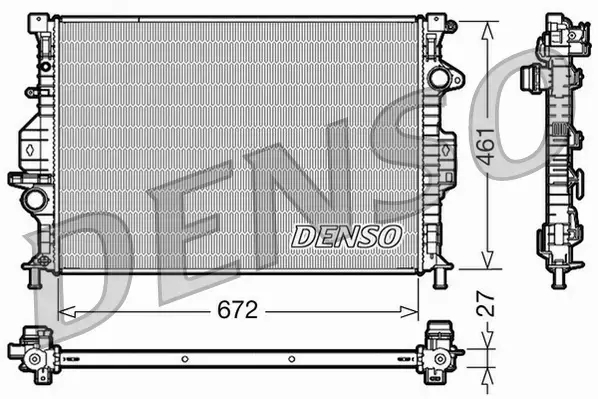 DENSO CHŁODNICA SILNIKA DRM10069 