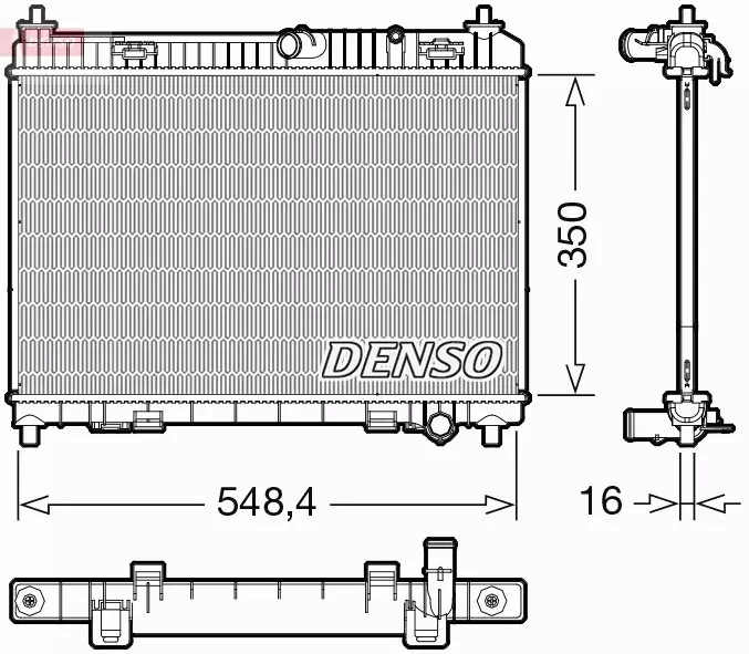 DENSO CHŁODNICA  DRM10113 