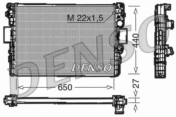 DENSO CHŁODNICA  DRM12003 