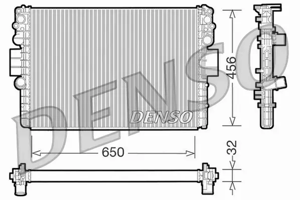 DENSO CHŁODNICA  DRM12006 