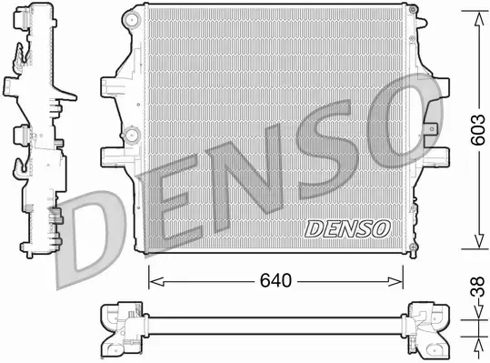 DENSO CHŁODNICA WODY DRM12009 