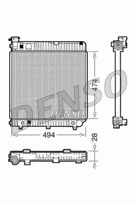 DENSO CHŁODNICA SILNIKA DRM17002 