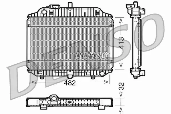 DENSO CHŁODNICA  DRM17010 